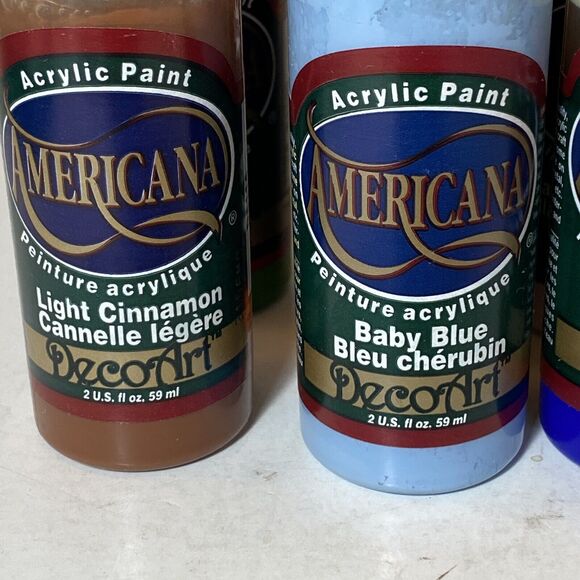 Martha Stewart Americana Set Of 10 Craft Acrylic Paints 2oz Ea. BRAND NEW Boxed - Picture 7 of 8